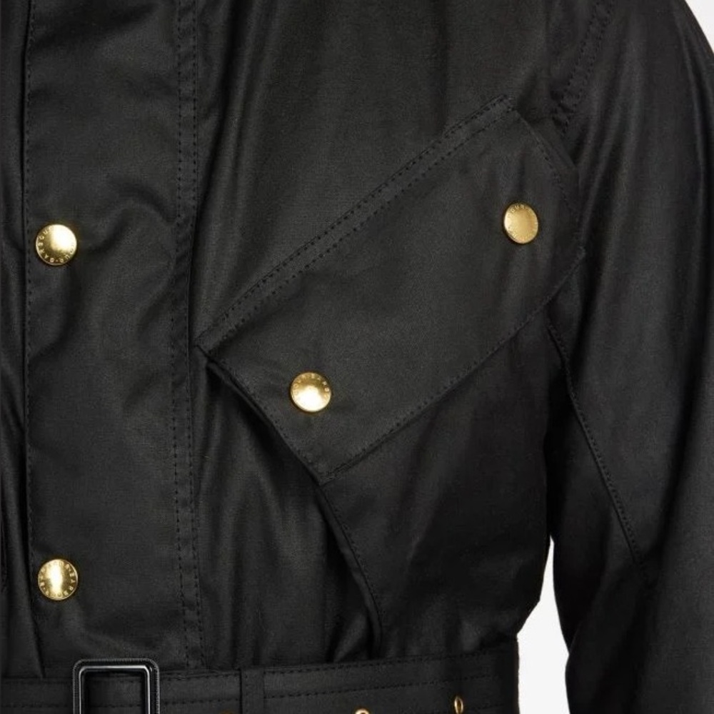 Barbour International Original Waxed Cotton Jacket M - Picture 10 of 15